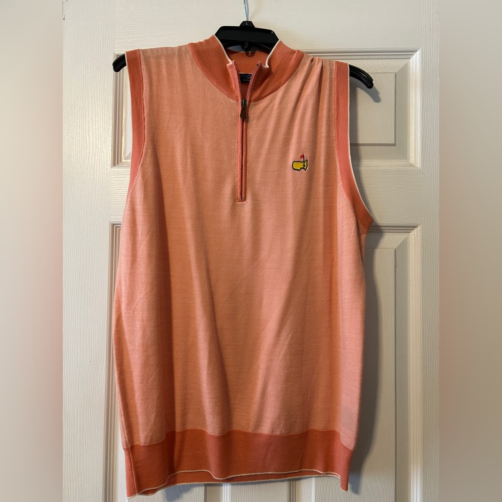 Men's Peach Sleeveless Vest